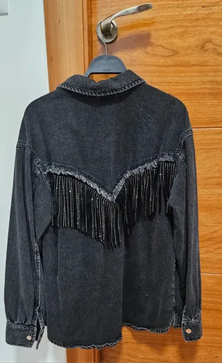 Chaqueta vaquera oversize Bershka