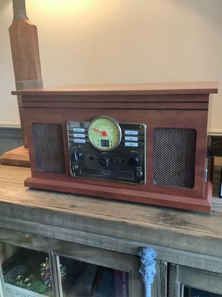 Tocadiscos INVES Marrón/Plata