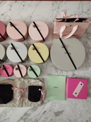 Cajas y bolsas VACÍAS joyería