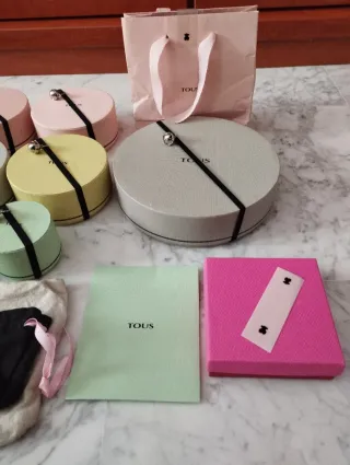 Cajas y bolsas VACÍAS joyería