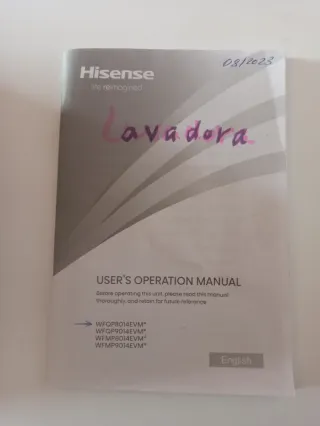 Lavadora Hisense 8kg