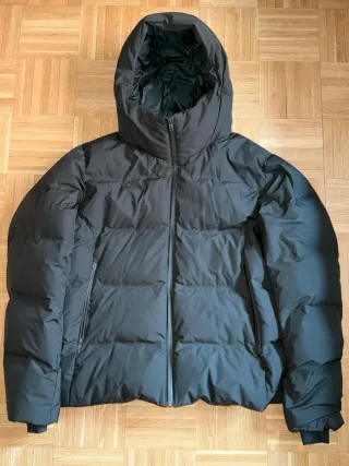 Parka Uniqlo Seamless Down Unisex Verde oscuro