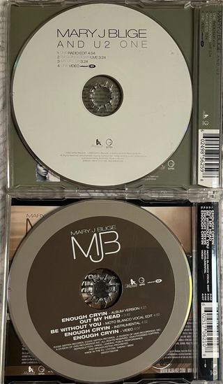 Mary J. Blige Lote 2 cd singles
