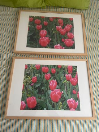 2 Marcos de fotos madera Ikea