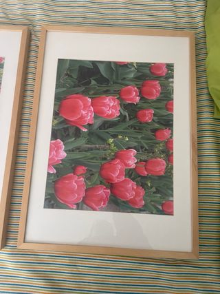 2 Marcos de fotos madera Ikea