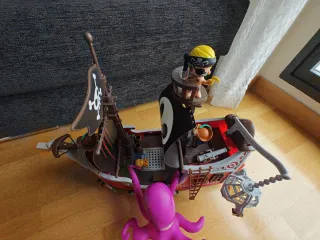 Barco Pirata PinyPon con Pulpo