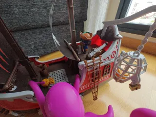 Barco Pirata PinyPon con Pulpo