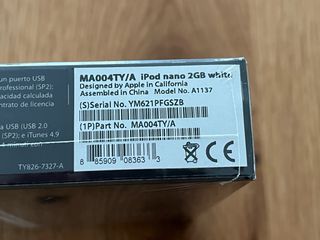 iPod Nano 1ª Gen 2005 Nuevo Precintado Colección