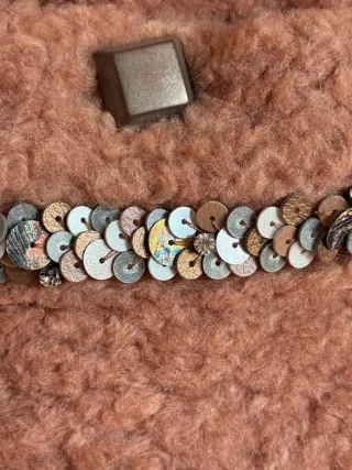 Chaqueta pelo rosa Alba Conde