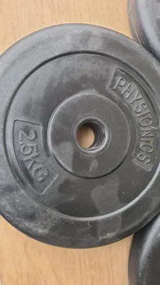 Conjunto de barras con pesas