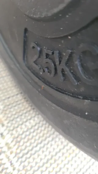 Conjunto de barras con pesas