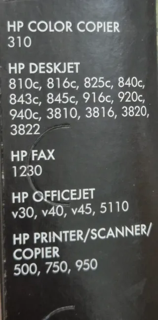 Cartucho Tinta HP 15 Negro