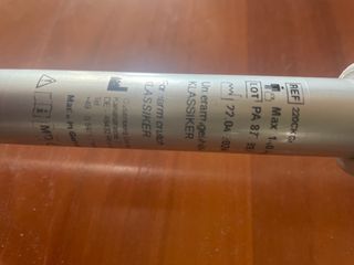 Muleta aluminio regulable