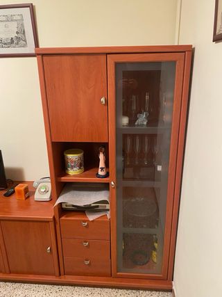 Mesa comedor y 4 sillas madera