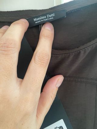 Blusa tipo Mao marrón chocolate sin estrenar!