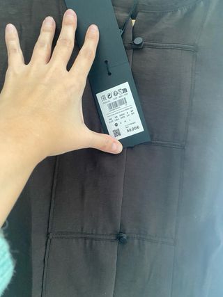 Blusa tipo Mao marrón chocolate sin estrenar!