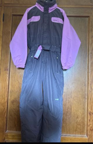 Mono de nieve Web'ze morado y marrón