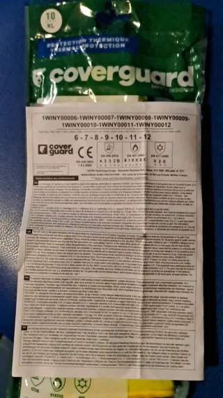 Guanti da lavoro EURO WINTER gialli XL