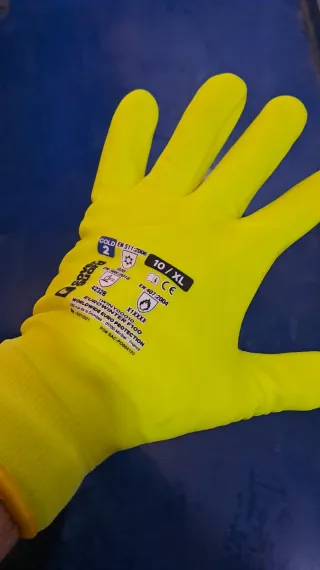 Guanti da lavoro EURO WINTER gialli XL