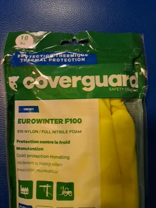 Guanti da lavoro EURO WINTER gialli XL