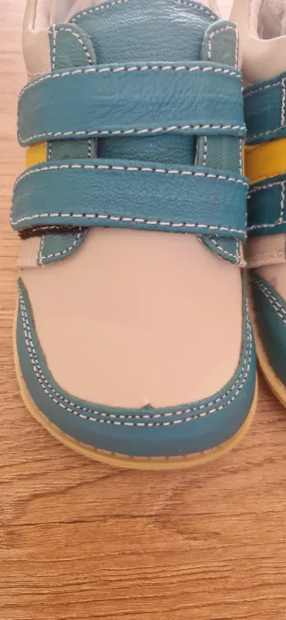 Zapatos infantiles velcro piel