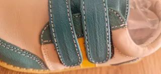 Zapatos infantiles velcro piel