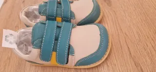 Zapatos infantiles velcro piel