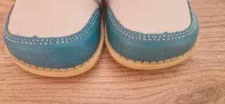 Zapatos infantiles velcro piel