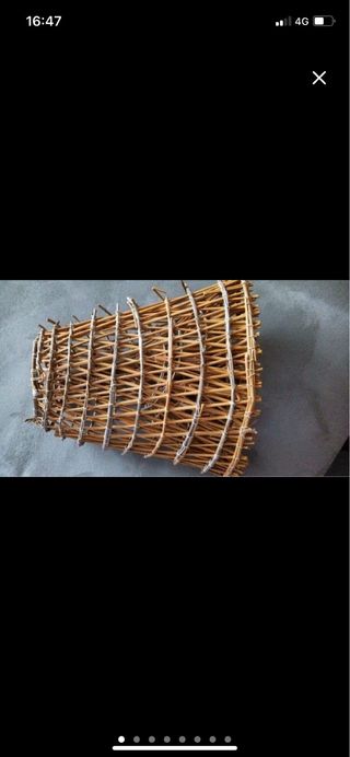 Nassa da pesca in vimini