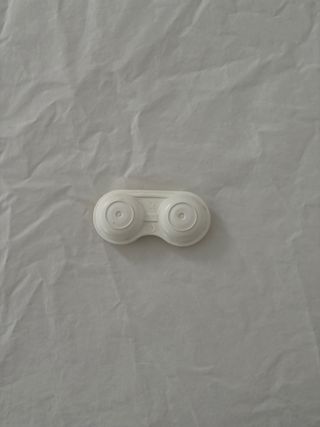 Funda para lentillas blanca
