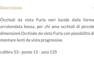 Occhiali da vista Furla neri