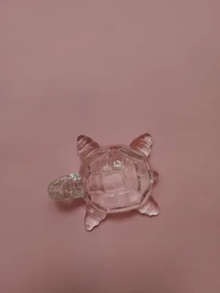 Tartarughe portafortuna in cristallo