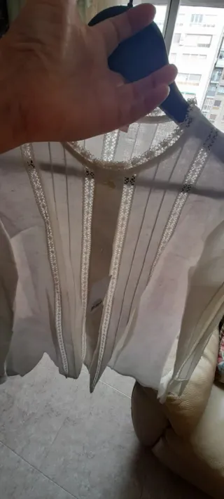 Blusa Traje Regional Blanca