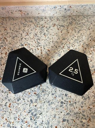 Mancuernas Domyos 2.5 kg (Par) Nuevas a estrenar