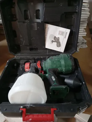 Pistola Pintura a Batería Parkside sin batería