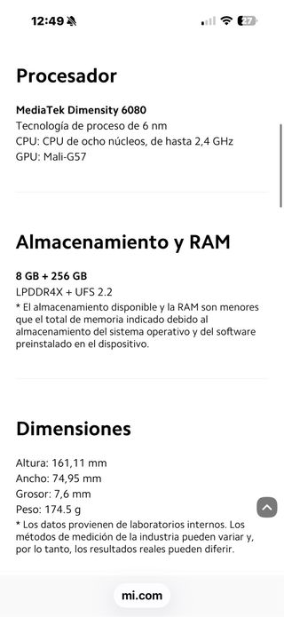Xiaomi Redmi Note 13 256GB Verde