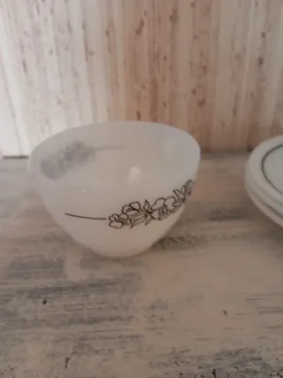 Juego de 3 tazas de porcelana