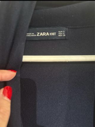 Cardigan Zara Negro Talla Única