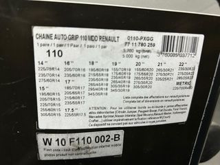 Cadenas de nieve Polaire Grip 110 NUEVAS sin usar