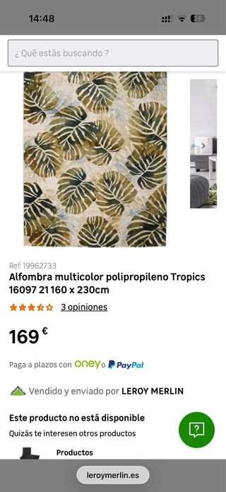 Alfombra Tropics 160x230 cm