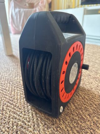 Enrollacables ExtraStar 4 enchufes