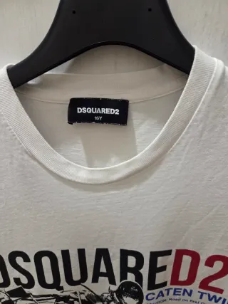 T-shirt Dsquared2 moto graphic taglia 16 anni