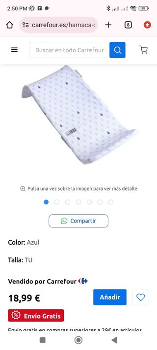 Hamaca Baño Bebé Olmitos