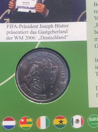 2 Euro Alemania 2006 y Medalla Plata