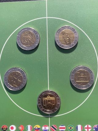 2 Euro Alemania 2006 y Medalla Plata