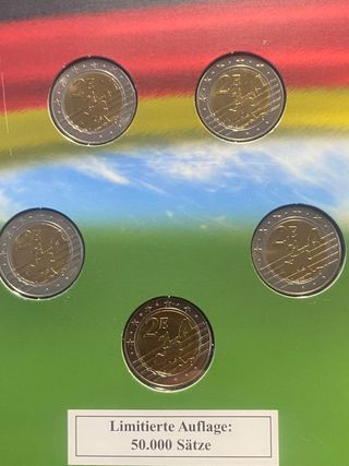 2 Euro Alemania 2006 y Medalla Plata