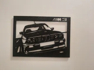 Decoración de pared BMW M3 E30