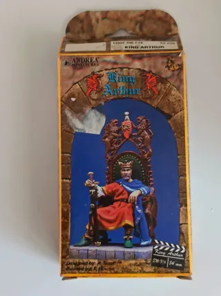 Figurino 54mm Re Artù Andrea Miniatures