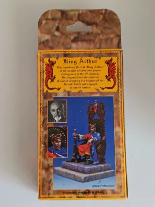 Figurino 54mm Re Artù Andrea Miniatures