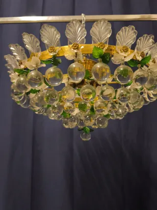 2 Grandes lámparas vintage Murano